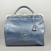CHALMETTE Paris, large handbag "Square Mouth" navy blue