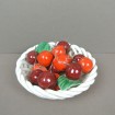 Basket of Cherries in Italian slip