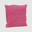 2 MADURA suede style cushions in pink fuchsia