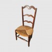 Children's chair - slightly low straw with high backrest