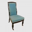 Fireside chair NAPOLEON III comfortable sky blue