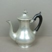 Small selfish teapot late 19th century pewter