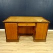 Double Desk - Vintage face light wood and dark top