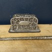 Antique pewter desk letter tray ART NOUVEAU
