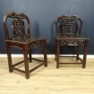 Pair of chairs of Chinese dignitaries beginning of XXth