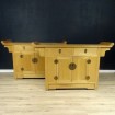 1 Chinese light wood console
