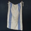 Large laundry or bread bag with blue battens