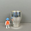 Small vase in silvery metal