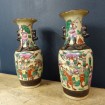 Paire de vases de NANKIN, Chine fin XIXème