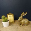 Cute "Rabbit" in gilt bronze