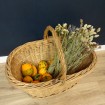 Large wicker basket to store everything