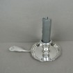 Small silver plated metal CHRISTOFLE candleholder