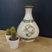 Vase Lampe en porcelaine de SAMSON "famille verte"