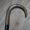Dandy cane in damascened steel Toledo 19th century