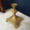 Small gilt bronze candleholder "Dauphins" 19th century