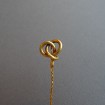 B130 - Lapel pin - gold tie