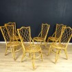 6 Vintage Rattan Garden Chairs to restore