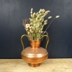 Copper & brass vase for floral arrangement