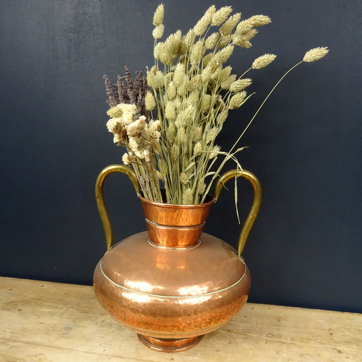 tribu Galleta Observar Copper & brass vase for floral arrangement - Le palais des bricoles