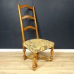 Antique nurse's chair in light wood to be reupholstered