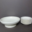 Salad bowl & 9 fruit or ice cream bowls in WEDGWOOD