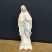Grande Vierge XIXème peinte porcelaine de PARIS