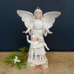 Large porcelain biscuit "Angel with children" circa 1900
