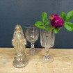 Virgin Mary Statuette in eglomerate glass from the 19th century.