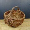 Bentwood and wicker basket