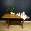 Antique Rectangular Wooden Table for 6