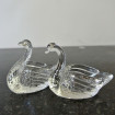 Original pair of "Swan" salt and pepper shakers