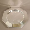 Octagonal silver platter ART DECO by Fleuron