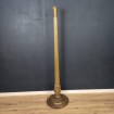 Antique Louis XVI column lamp in gilded wood
