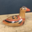Terracotta sculpture "Duck" hand made in Mexico