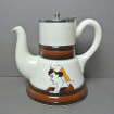 QUIMPER Henriot 93 earthenware teapot