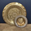 Ashtray - Maghreb bronze & brass bracelet