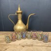 Série de 8 verres à thé Vintage Cachemire