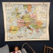 Original school map VIDAL LABLACHE N°13 Europe Political 100 x 120