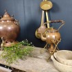 Beautiful copper, silver & brass kettle & stove c.1900
