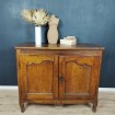 Antique sideboard LOUIS XV rustic style with 2 doors