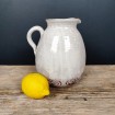 Large grey glazed terracotta pitcher 2L