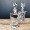Whisky decanter in heavy, high quality glass