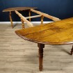 Antique 6 leg LOUIS PHILIPPE folding & extension dining table