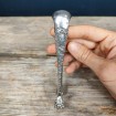 Very nice solid silver sugar tongs MINERVE 19th C.