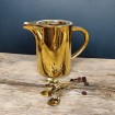 Gilded porcelain teapot from LANGENTHAL, Switzerland