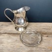 English silver plated water jug or orangeade pitcher
