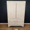 Grande armoire à portes & tiroirs Vintage à relooker