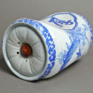 Blue and white Chinese porcelain pillow