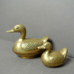 2 Ducks - boxes - bronze ashtrays