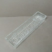 Moulded crystal feather or toothbrush holder